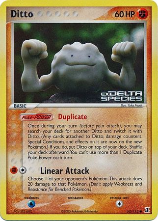 Ditto (62/113) (Stamped) [EX: Delta Species] | Good Games TCG