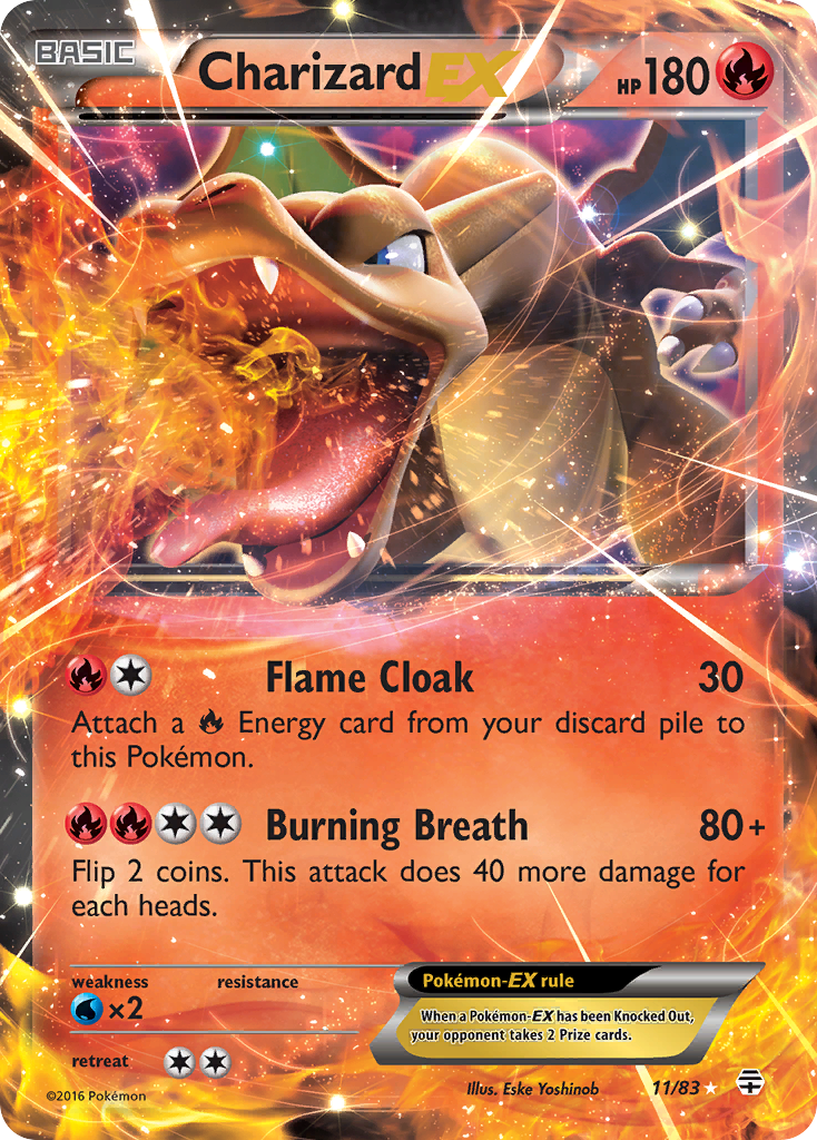 Charizard EX (11/83) [XY: Generations] | Good Games TCG