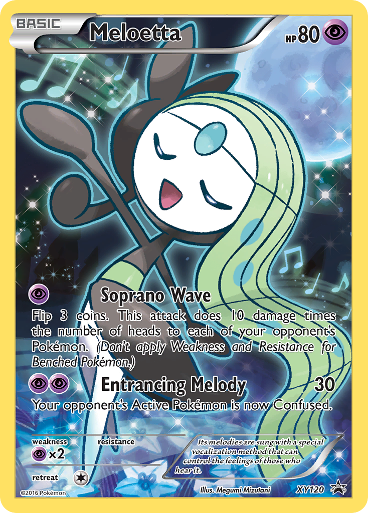 ta‘ο‘mo☆ Meloetta (XY120) [XY: Black Star Promos] | Good Games TCG