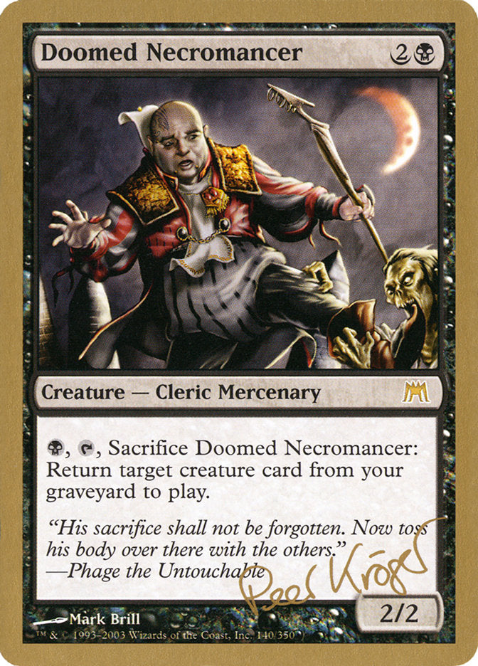 Doomed Necromancer (Peer Kroger) [World Championship Decks 2003