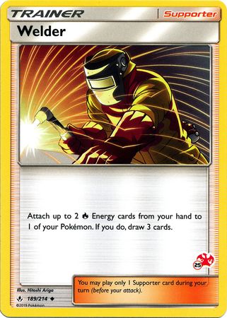 pokemon tcg welder card pokemon tcg welder card Welder 189/214