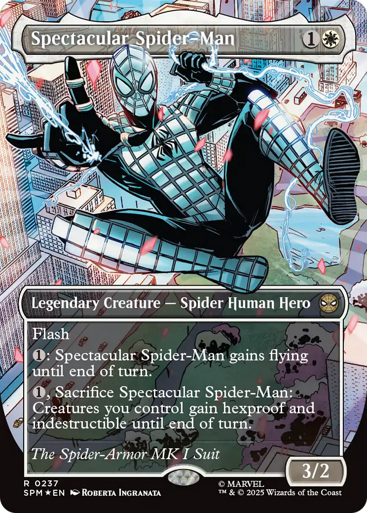Spectacular Spider-Man (0237) (Borderless) (Textured Foil