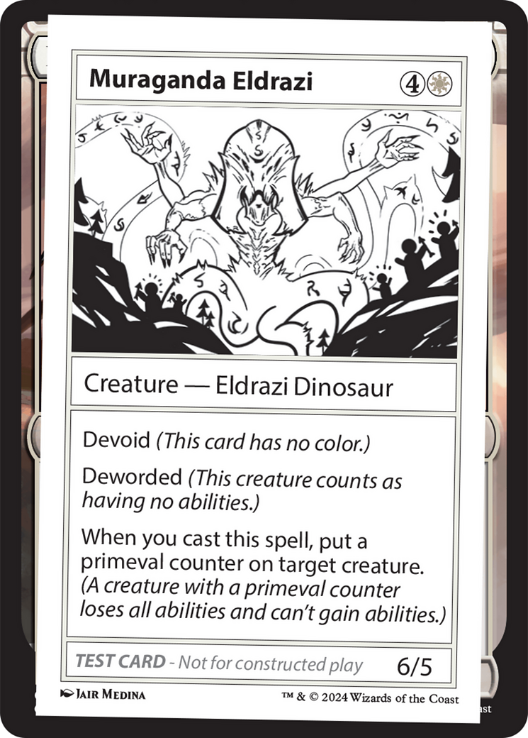 mtg mystery booster 2 playtest cards Muraganda Eldrazi [Mystery Booster 2 Playtest Cards]
