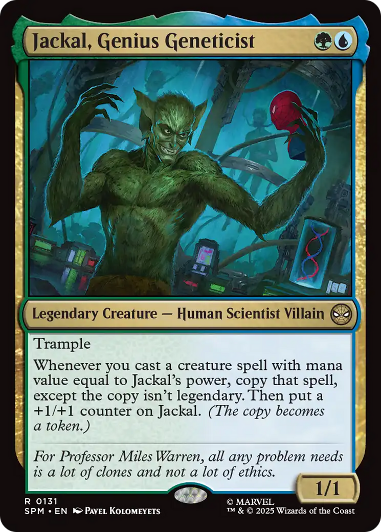 Jackal, Genius Geneticist [Marvel's Spider-Man] | Good Games TCG