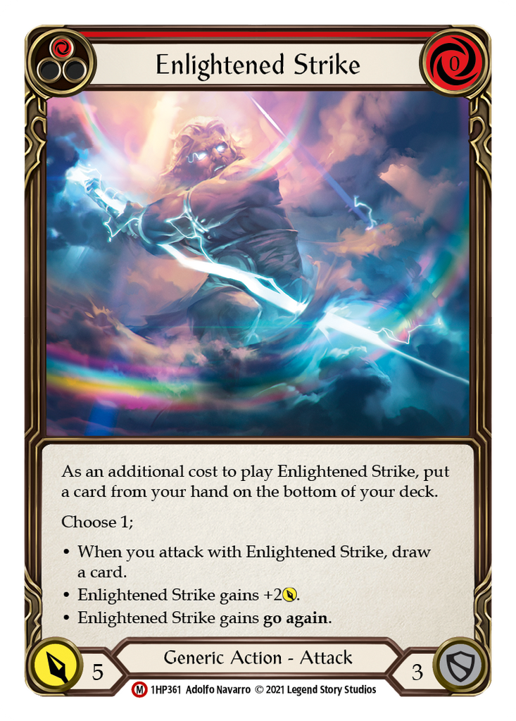 Enlightened Strike [1HP361] (History Pack 1) | Good Games TCG