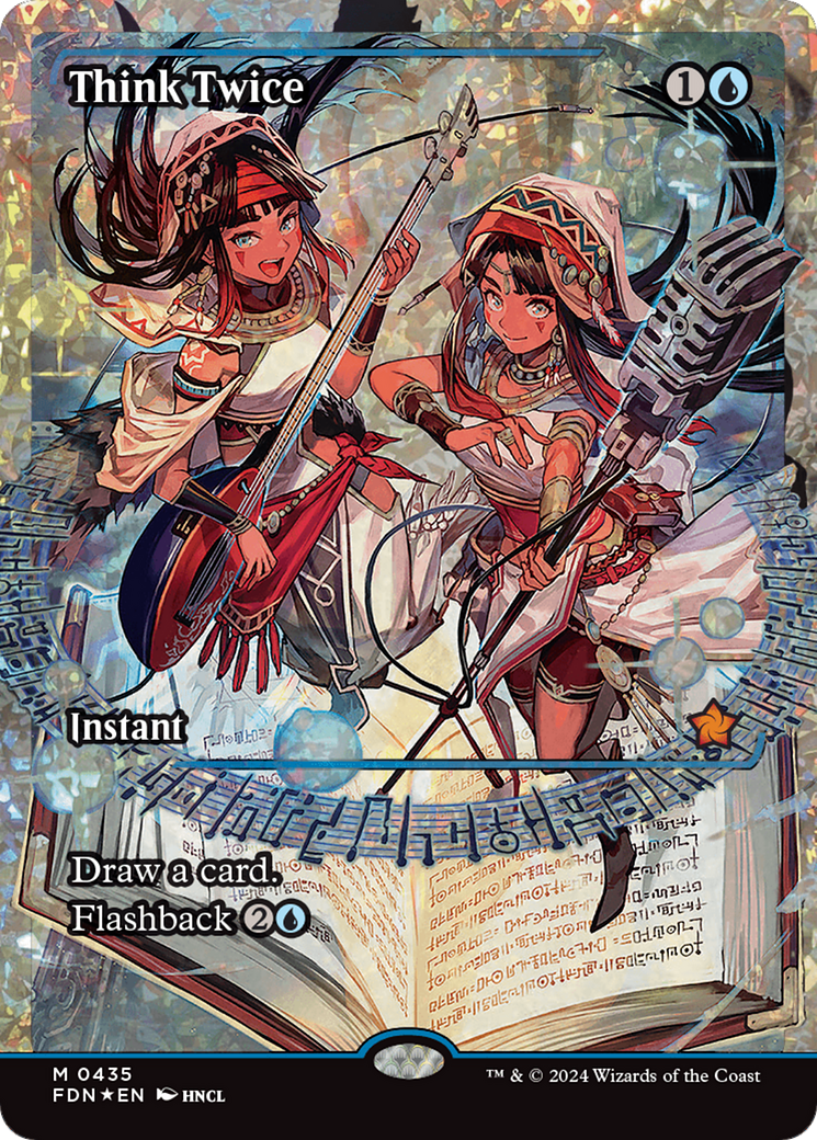 MTG 熟慮 Think Twice フラクチャー foil ② Think Twice (Showcase) (Fracture Foil) [Foundations] | Good Games TCG