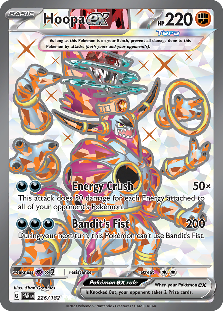 Hoopa ex (226/182) [Scarlet & Violet: Paradox Rift] | Good Games TCG