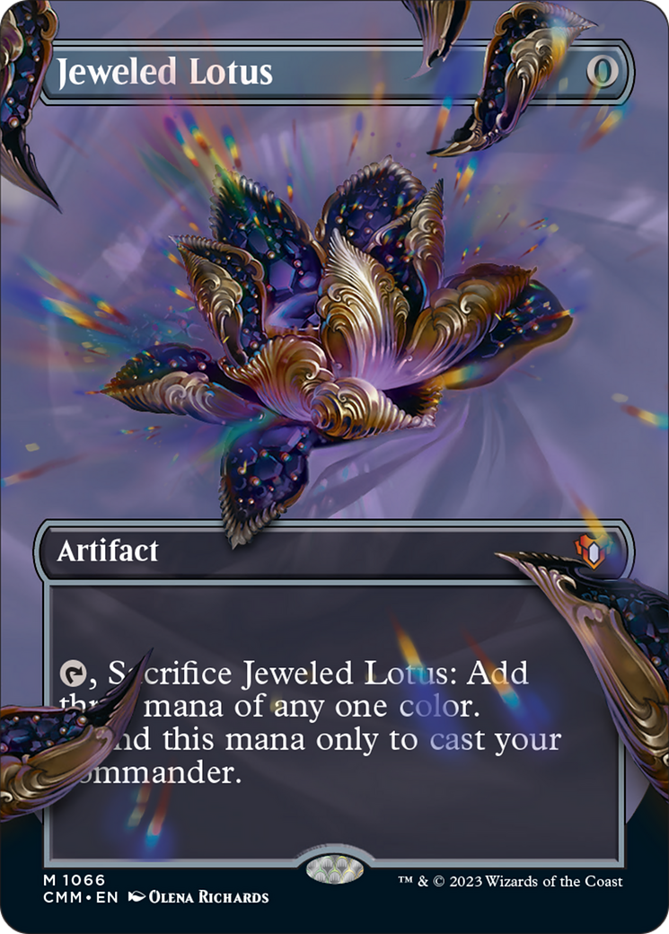 Jeweled Lotus マジック：ザ・ギャザリング Jeweled Lotus (Borderless Textured Foil Frame Break) [Commander