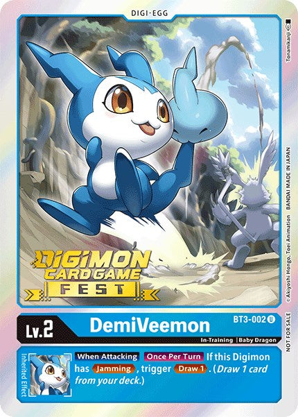DemiVeemon [BT3-002] (Digimon Card Game Fest 2022) [Release Special Booster  Promos]