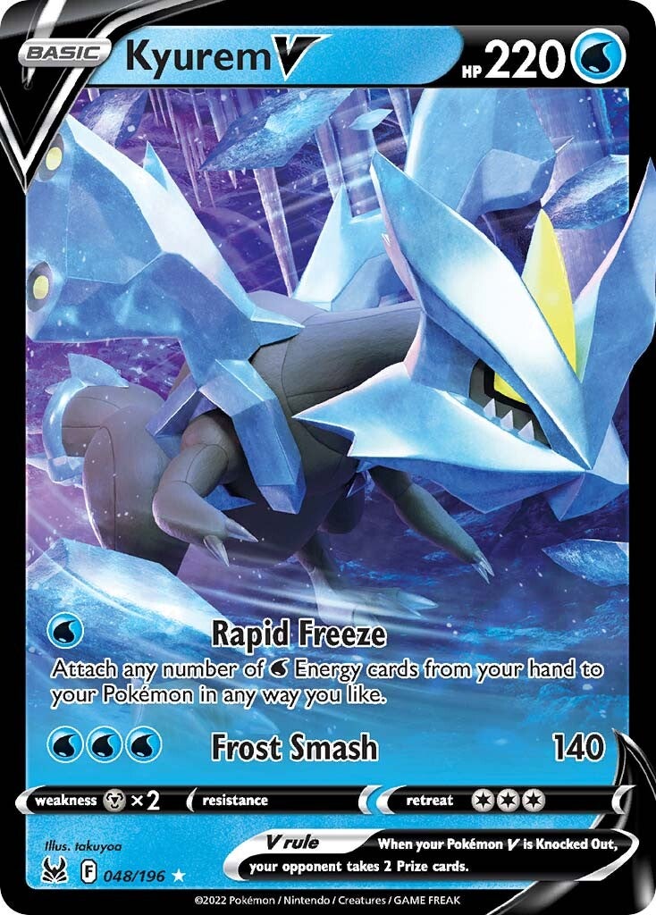 pokemon sword and shield lost origin card value TCG: & joined by Kyurem Vmax Kyurem V (048/196) [Sword &