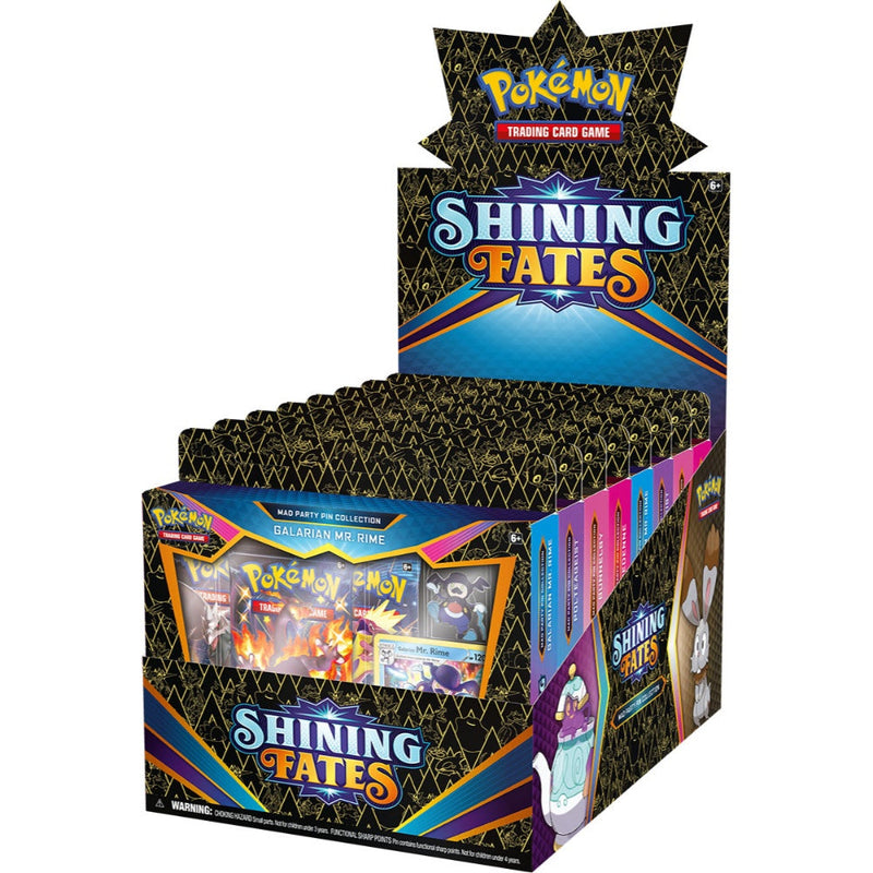 Pokemon TCG: Sword & Shield - Shining Fates Mad Party Pin Collection