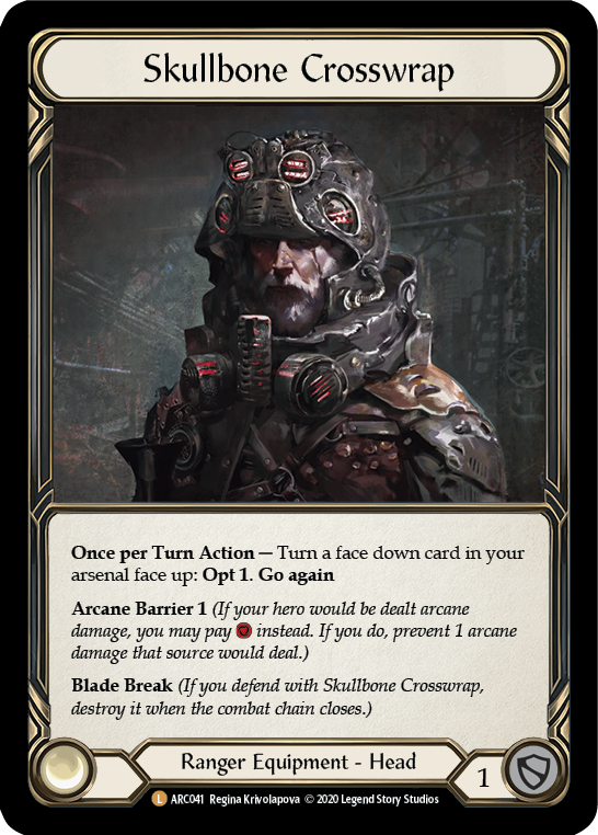 Skullbone Crosswrap [U-ARC041] (Arcane Rising Unlimited) Unlimited