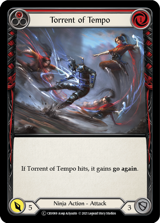 Torrent Of Tempo (Red) [U-CRU069] (Crucible Of War Unlimited.