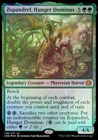 Zopandrel, Hunger Dominus [Phyrexia: All Will Be One Prerelease