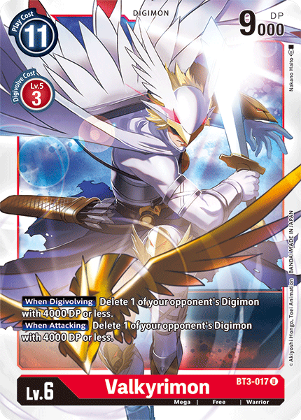 digimon trading card game 2021 Valkyrimon [BT3-017] [Release Special Booster Ver.1.5]