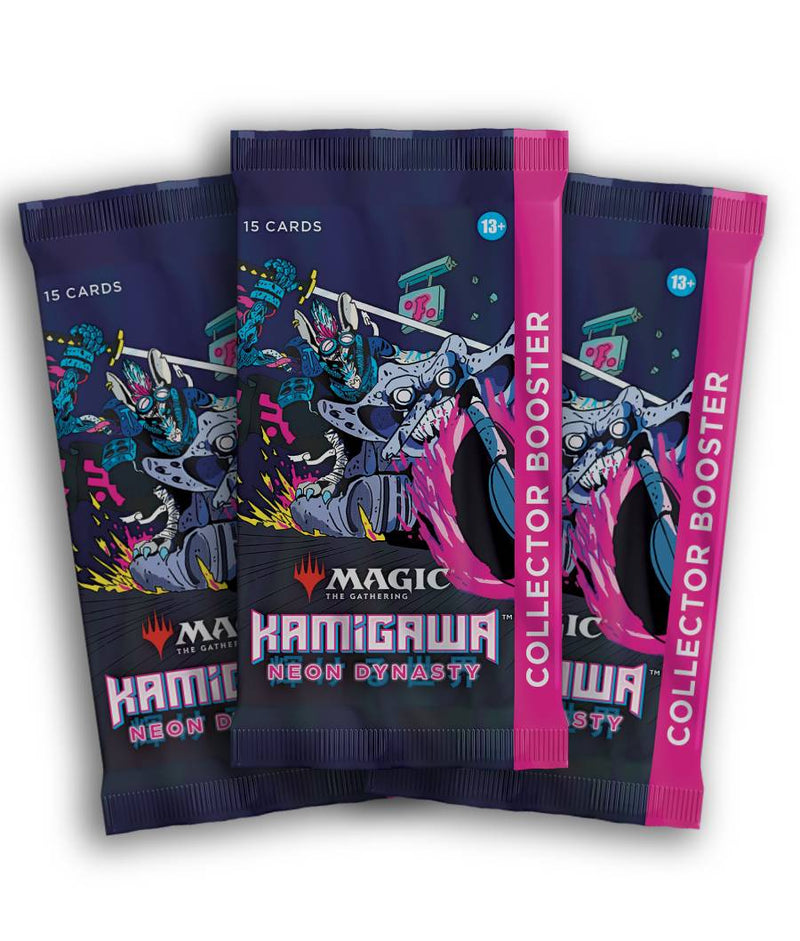 Magic The Gathering Kamigawa: Neon Dynasty Collector Booster x3