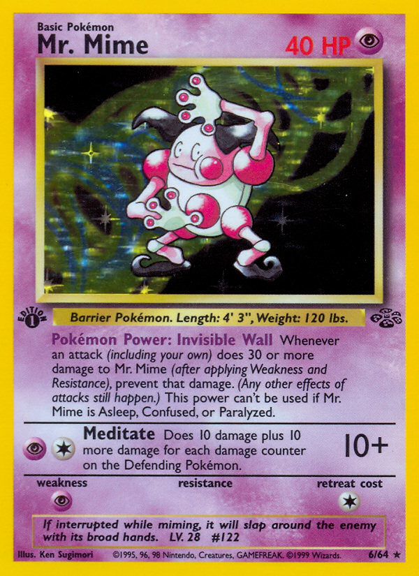 ポケモン - Mr.Mime バリヤード 1ED 1st Edition 英語版 6/64 s-l400.jpg