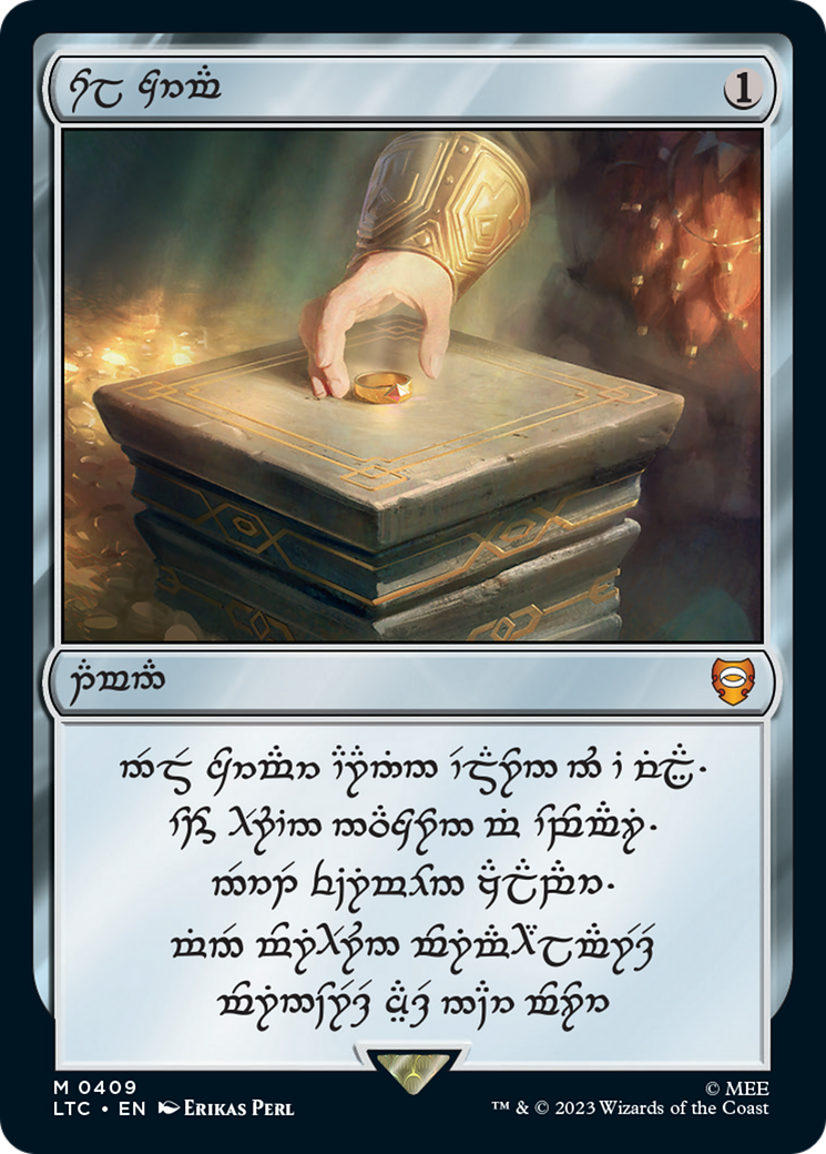 Sol Ring (409) (Dwarven Double Rainbow Foil Serialized) [The Lord of the  Rings: Tales of Middle-Earth Commander]