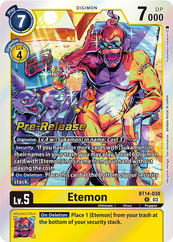 digimon card game blast ace art card that is as rare as White Omnimon/ Black Alphamon is included exclusively in BT14 for the English release. digimon tcg bt14 card list