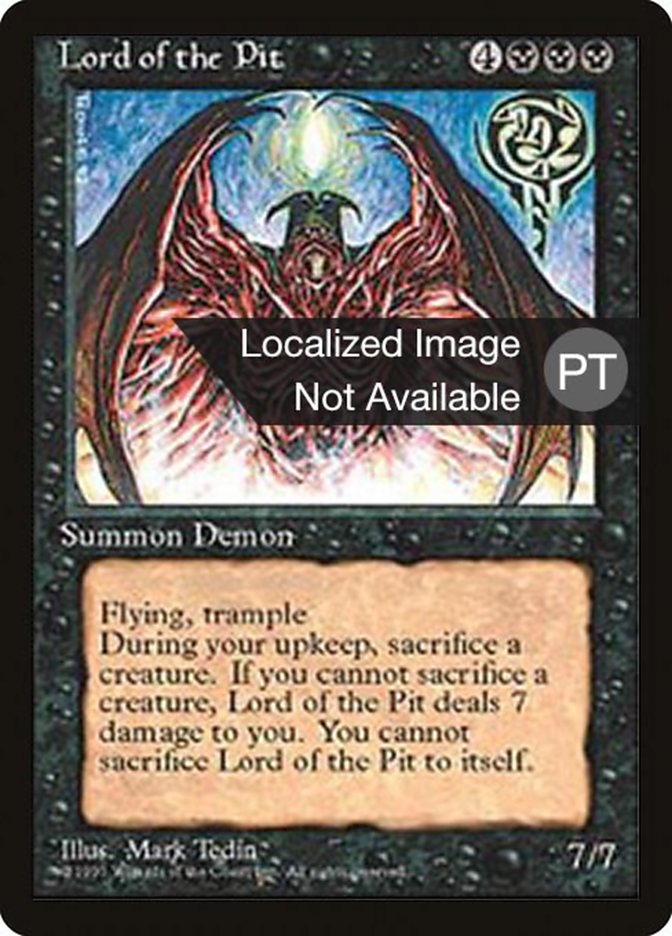 Lord of the Pit [Fourth Edition (Foreign Black Border)] | Good