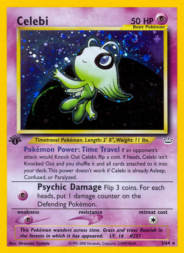 Celebi (3/64) [Neo Revelation 1st Edition] | Good Games TCG