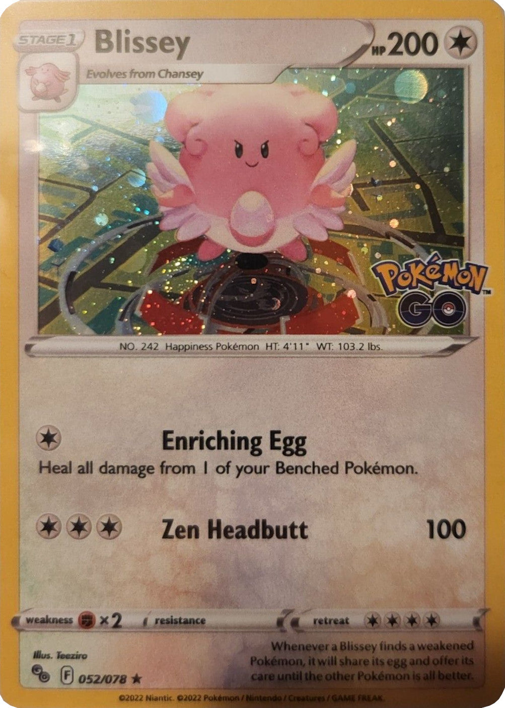 blissey pokemon go card value POKMON GAME S8b 254/184 CSR V Holo Rare Card Type Blissey 52/78 Price 2026 |