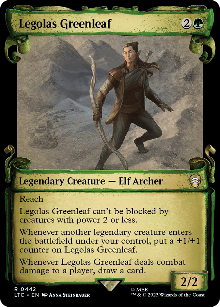 Legolas Greenleaf [The Lord of the Rings: Tales of Middle-Earth Commander  Showcase Scrolls]