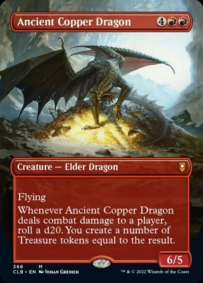 Ancient Brass Dragon 2 alternative Custom Art / No Foil hyperion Edh MTG  Proxy 