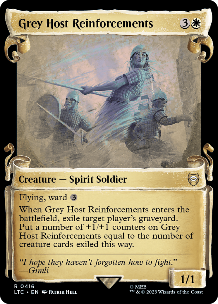 Grey Host Reinforcements [The Lord of the Rings: Tales of Middle-Earth  Commander Showcase Scrolls]