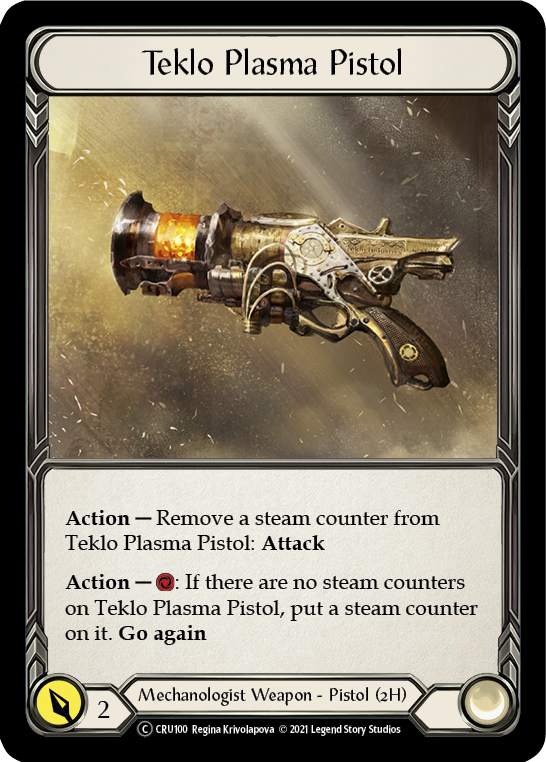 Teklo Plasma Pistol [U-CRU100] (Crucible of War Unlimited) Unlimited  Rainbow Foil