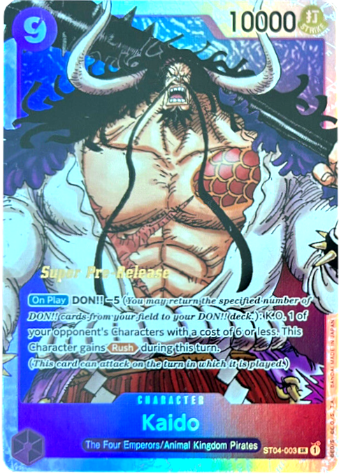 one piece tcg kaido starter deck Kaido Deck (seeking thoughts) : r/OnePieceTCG