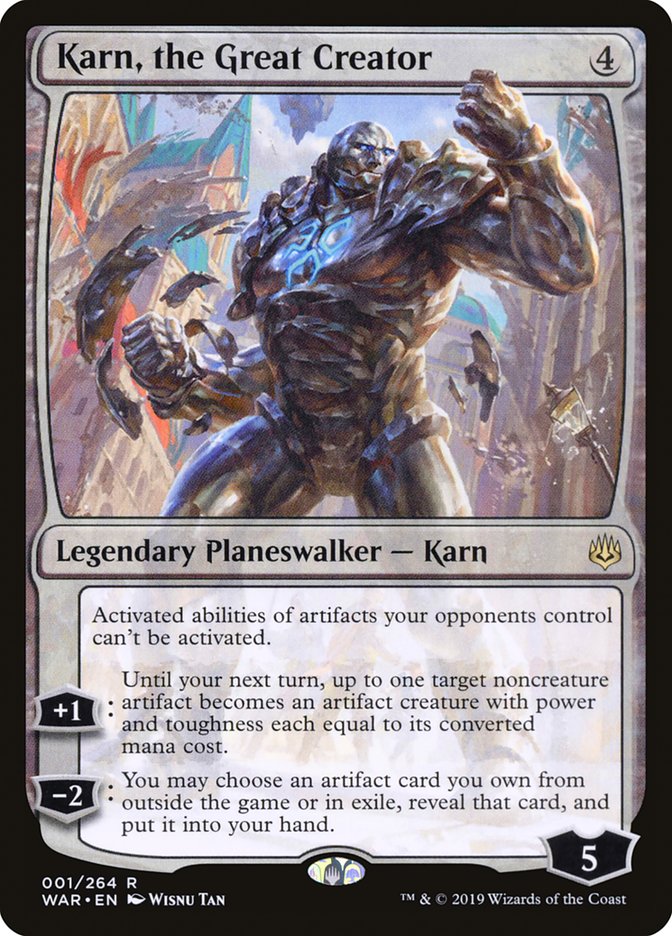 Karn, the Great Creator [War of the Spark] | Good Games TCG