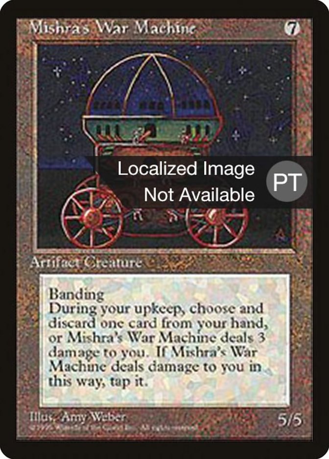 Mishra's War Machine [Fourth Edition (Foreign Black Border)] | Good Games  TCG