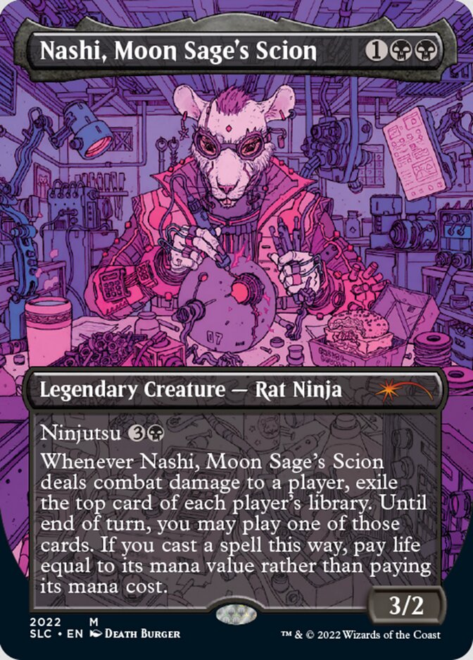 Nashi, Moon Sage's Scion (Borderless) [Secret Lair 30th