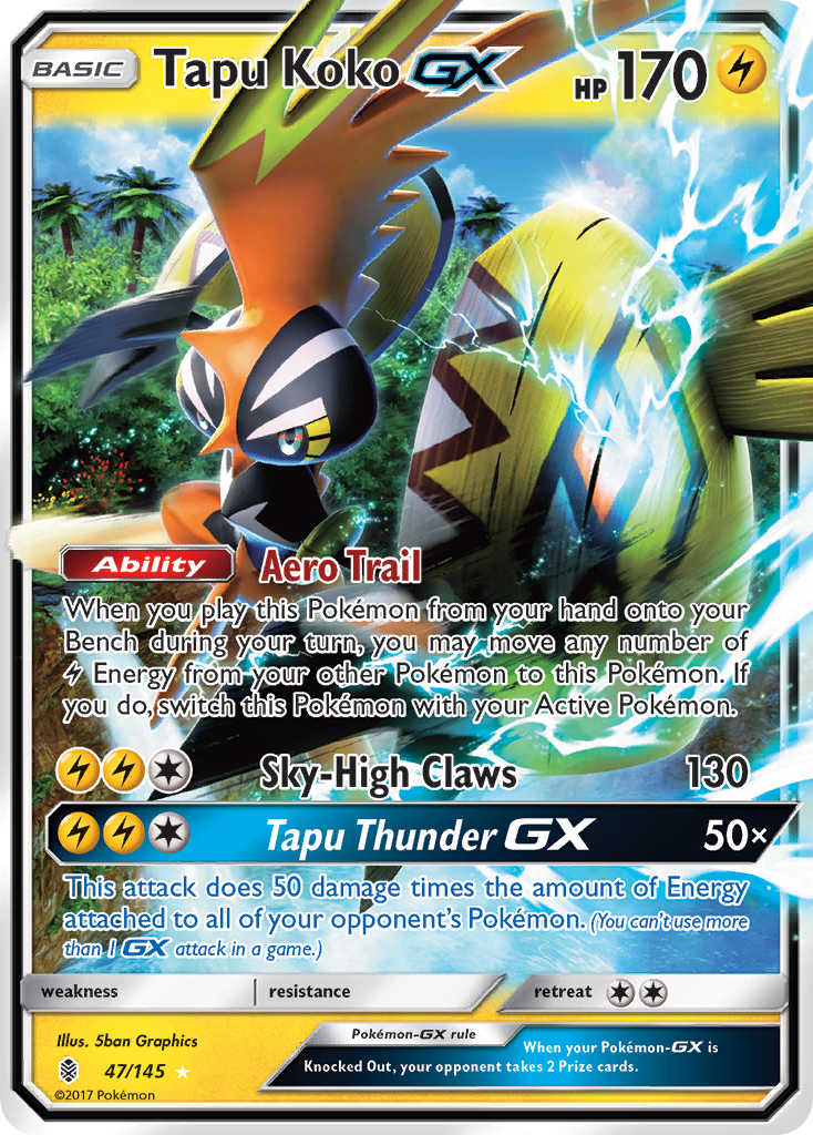 Tapu Koko-GX (Guardians Rising 135/145) – TCG Collector