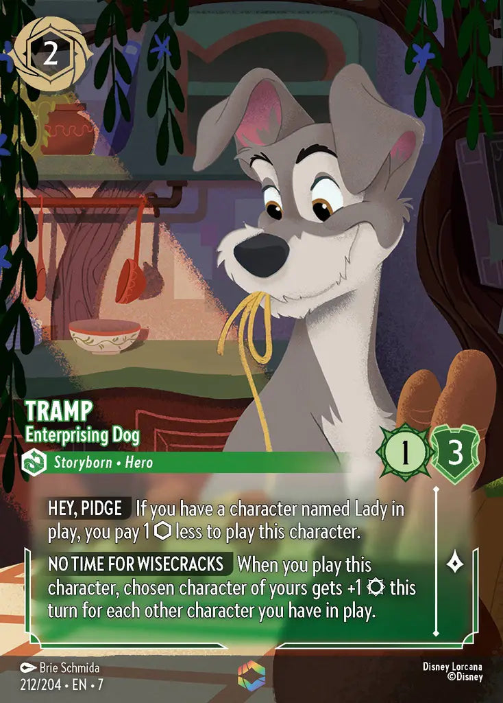 Tramp - Enterprising Dog (Enchanted) (212/204) [Archazia's Island]