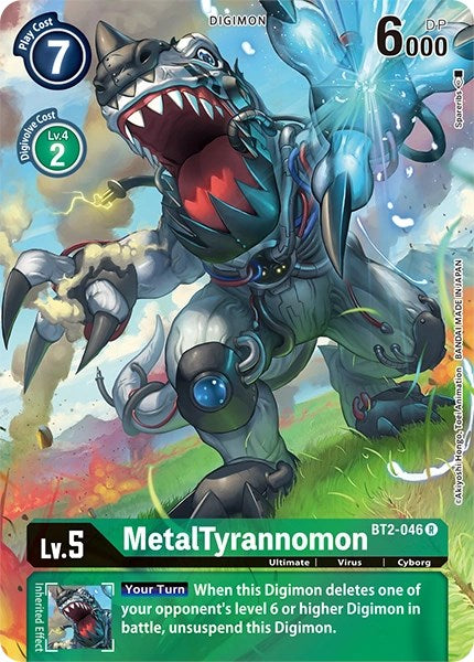 MetalTyrannomon [BT2-046] (Alternate Art) [Dimensional Phase]