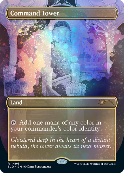 Command Tower (1697) (Rainbow Foil) [Secret Lair: Sheldon's