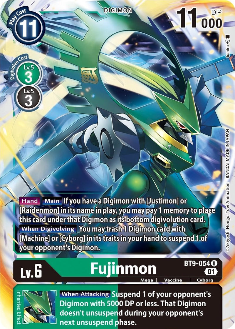 strongest digimon card Fujinmon [BT9-054] [X Record]