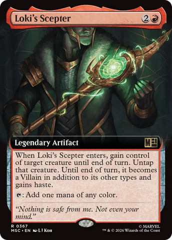 Loki's Scepter (Extended Art) [Marvel Super Heroes Commander]