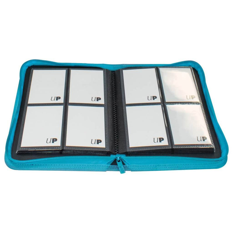 Ultra Pro Vivid 4-Pocket Zippered Pro-Binder: Teal