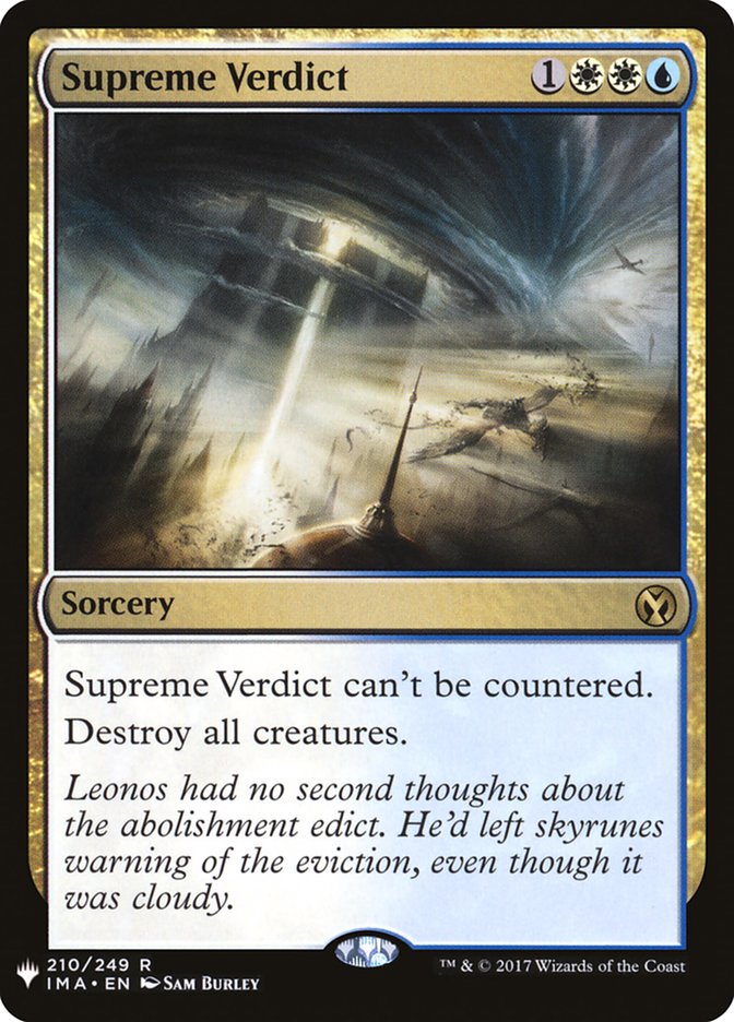 Supreme Verdict [Mystery Booster]