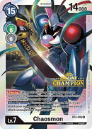 Chaosmon [BT4-090] (Online Champion) [Great Legend Promos]