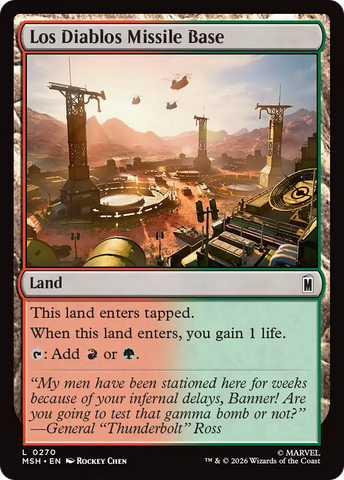 Los Diablos Missile Base [Marvel Super Heroes]