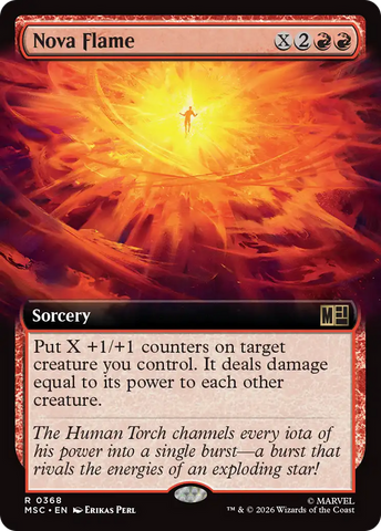 Nova Flame (Extended Art) [Marvel Super Heroes Commander]