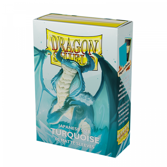 Dragon Shield - Turquoise Yadolom Matte Japanese Card Sleeves (60)