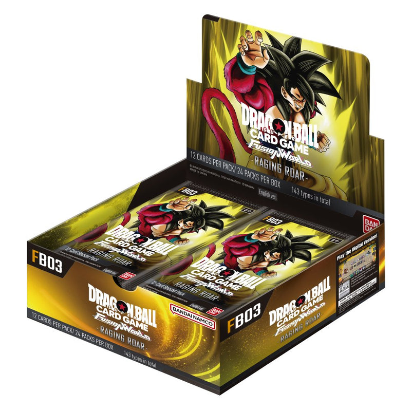 Dragon Ball Super Card Game Fusion World Raging Roar Booster Box (FB03)