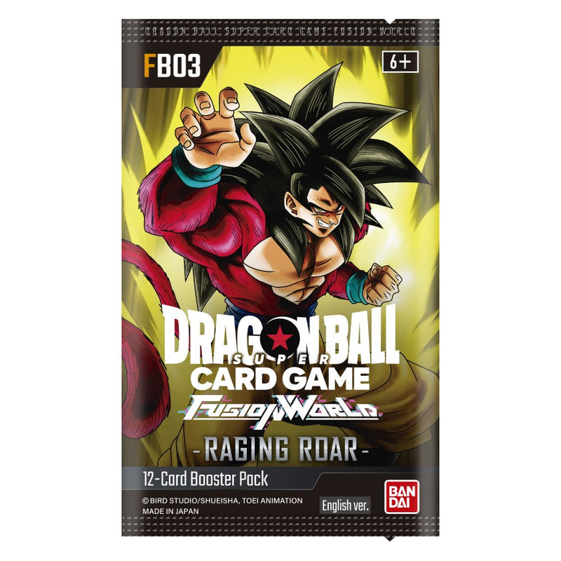 Dragon Ball Super Card Game Fusion World Raging Roar Booster Pack (FB03)