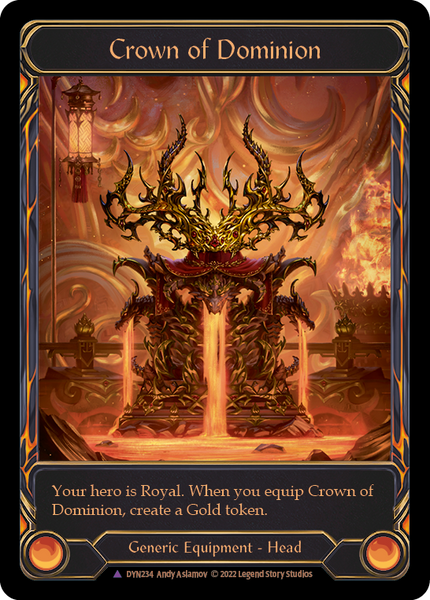 【FaB】 Crown of Dominion cold foil Crown of Dominion | Dynasty | Star City Games
