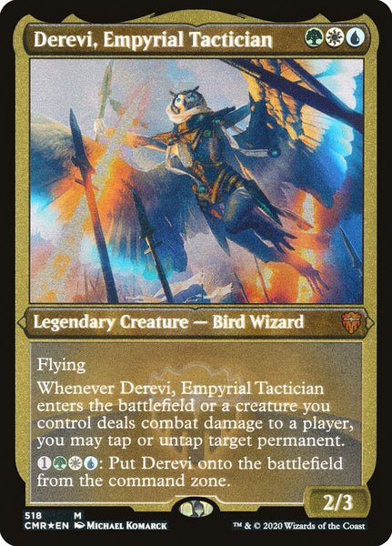 mtg derevi commander deck Playmat Empyrial Tactician enters the battlefield or a creature you control deals combat damage to a player Taking a look at one
